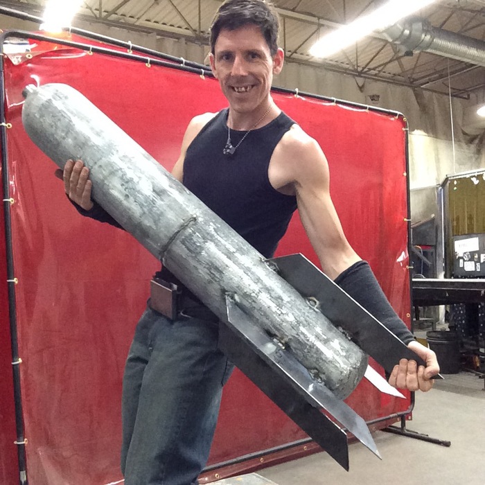 I was gifted four spent SCUBA tanks which was what I needed to build something I